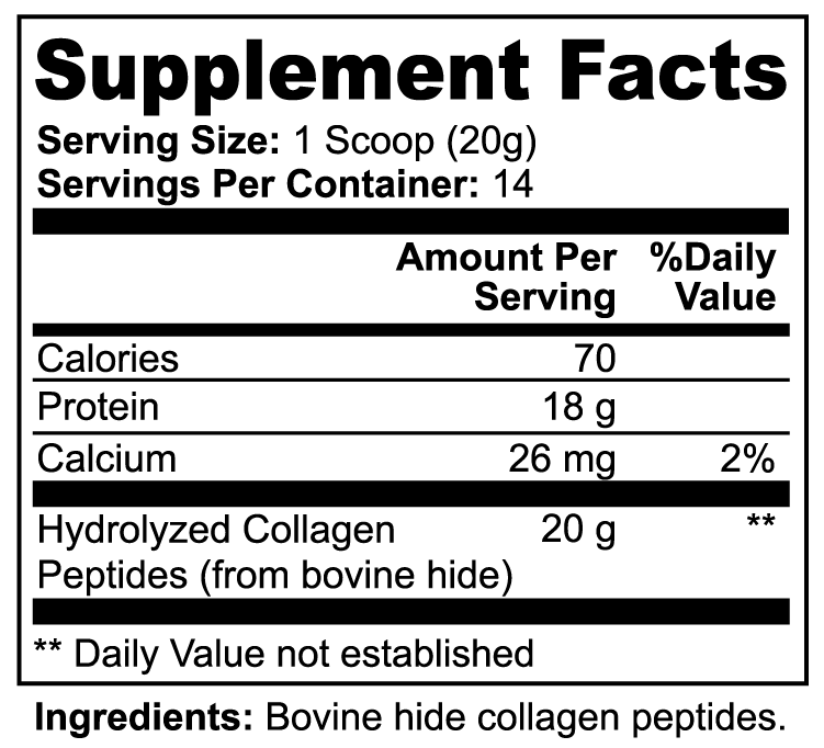 Grass-Fed Collagen Peptides Powder
