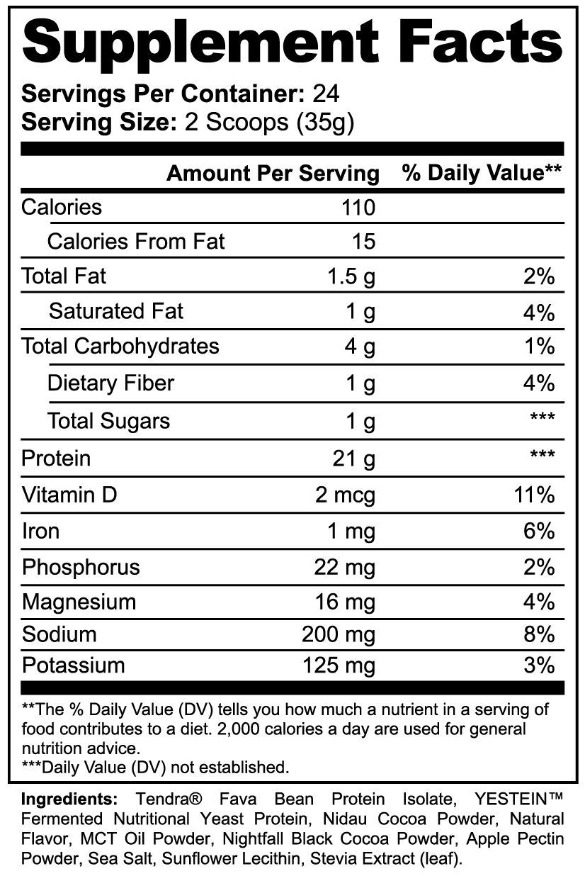 Chocolate Plant Protein Powder