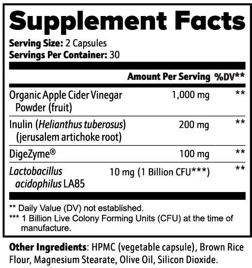 Gut Health 2 Bottles 60 Capsules
