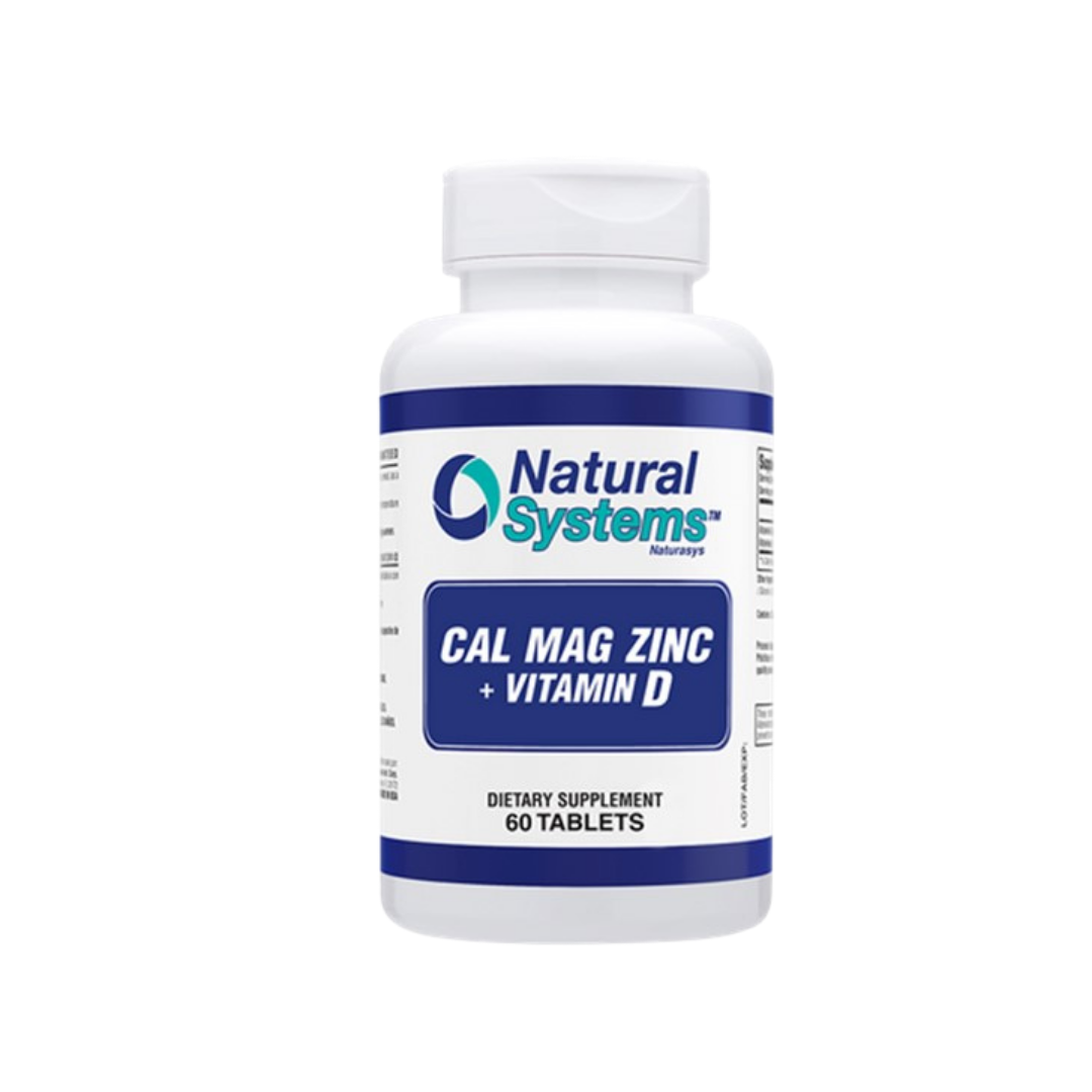 Natural Systems Cal Mag Zinc + Vitamin D Supplement (60ct)