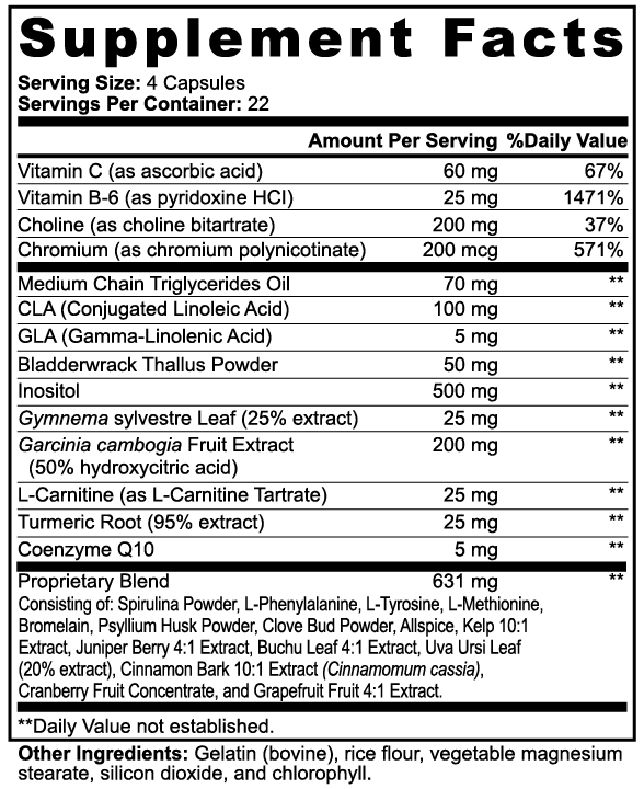 Fat Burner with MCT - Made in the USA