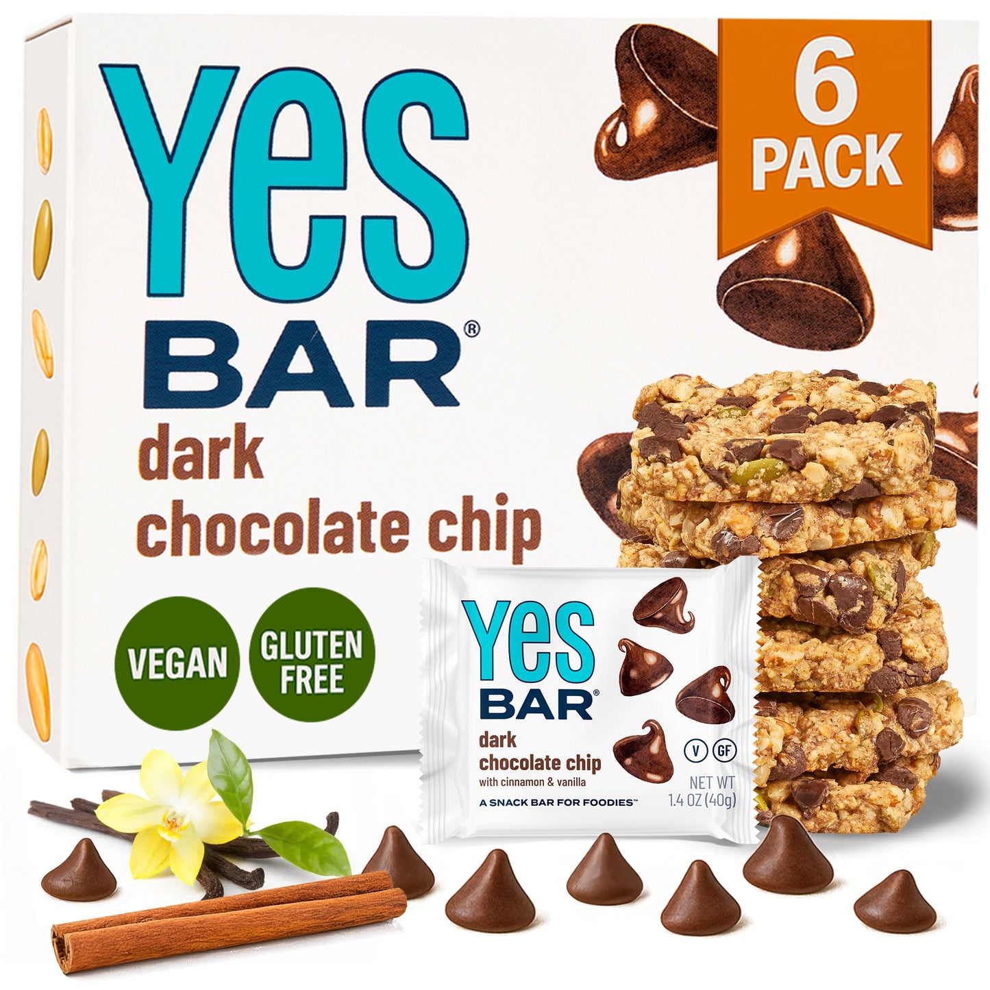Dark Chocolate Chip Six Pack