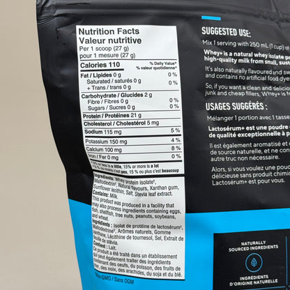 LEGION Whey+ French Vanilla Flavor Natural Ingredients 30 Serving 816g BB 01/26
