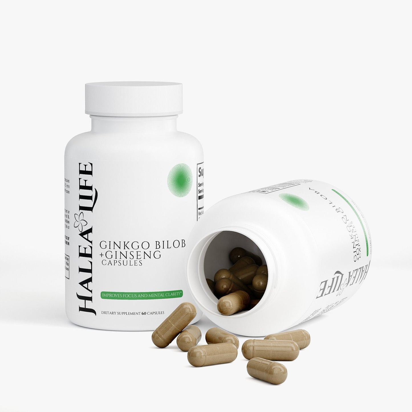 Ginseng & Ginkgo Biloba Capsules | Focus & Energy Support