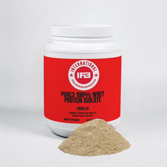 PURE3 100% WHEY PROTEIN ISOLATE (VANILLA)