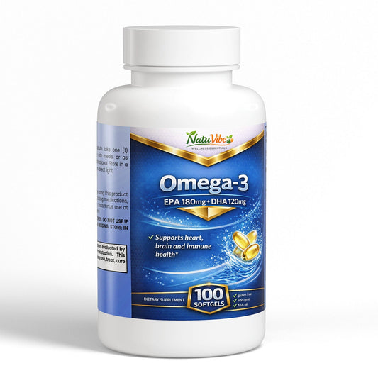 Omega-3 EPA 180mg + DHA 120mg 100 Softgels