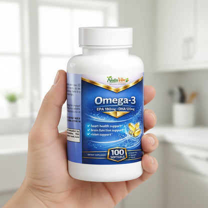 Omega-3 EPA 180mg + DHA 120mg 100 Softgels