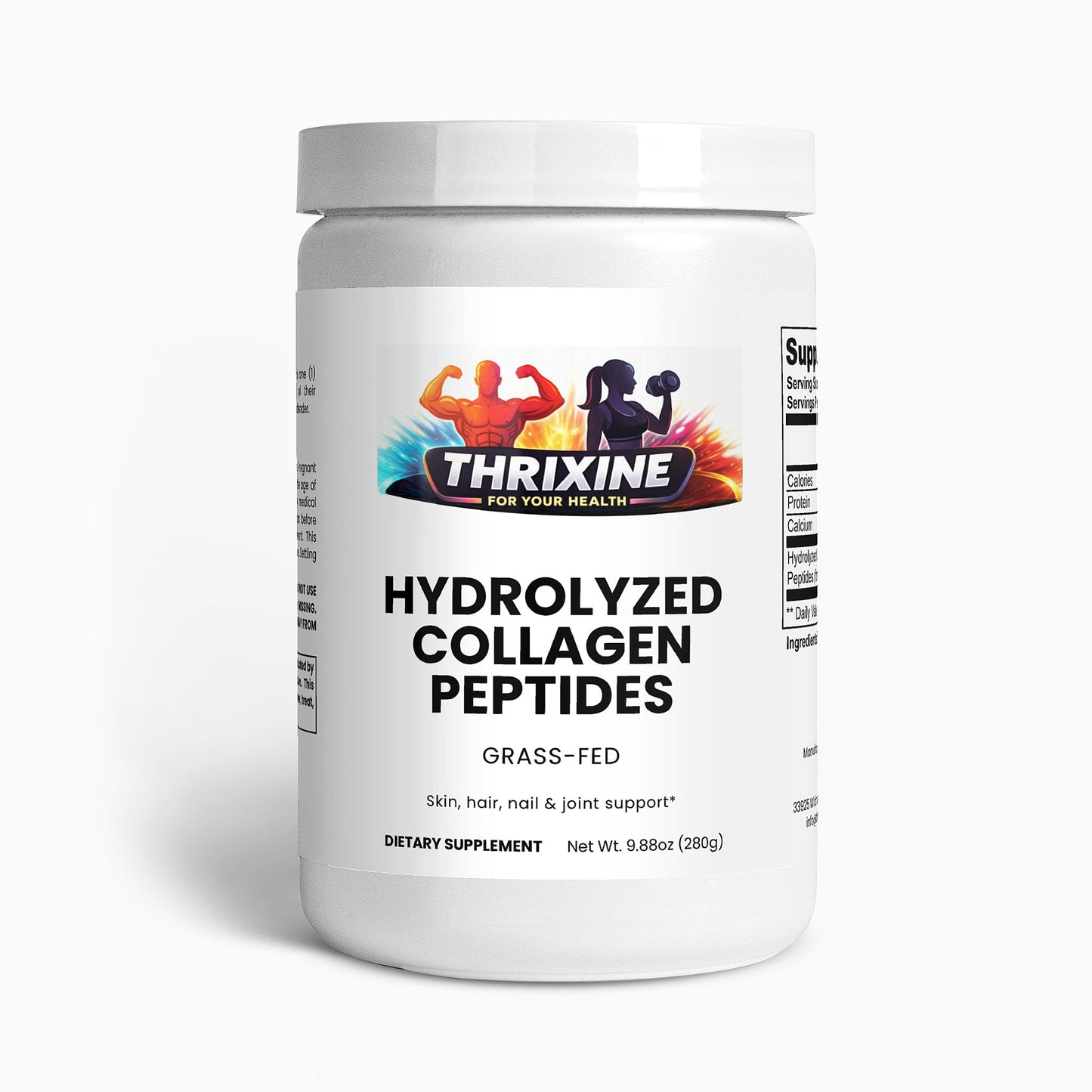 Grass-Fed Hydrolyzed Collagen Peptides - Made in the USA