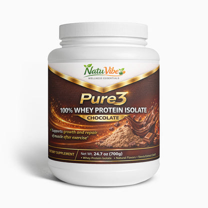 Pure3 100% Whey Protein Isolate (Chocolate)