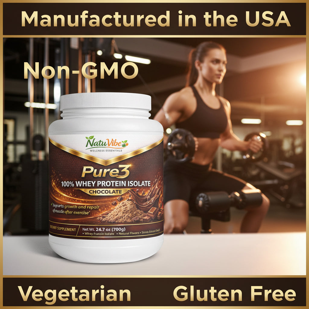 Pure3 100% Whey Protein Isolate (Chocolate)