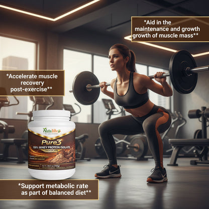 Pure3 100% Whey Protein Isolate (Chocolate)