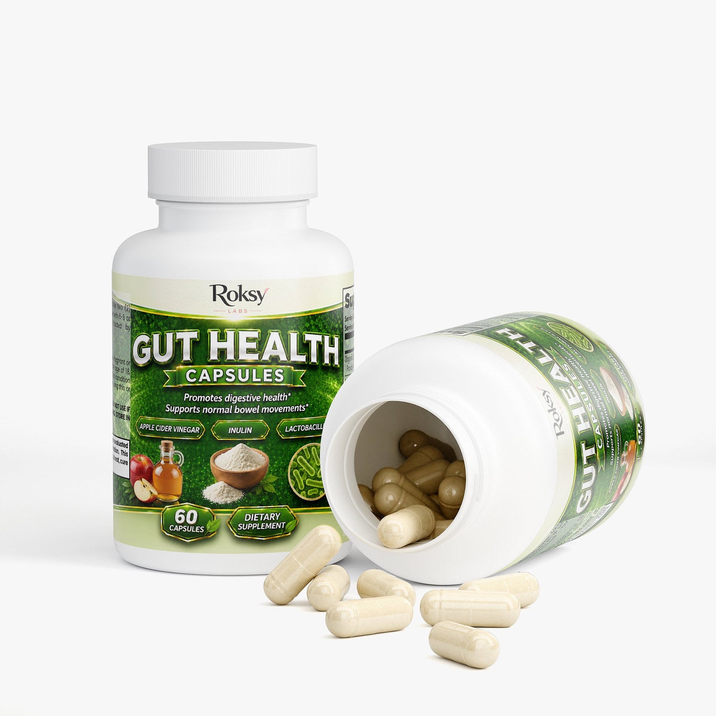 Gut Health 2 Bottles 60 Capsules