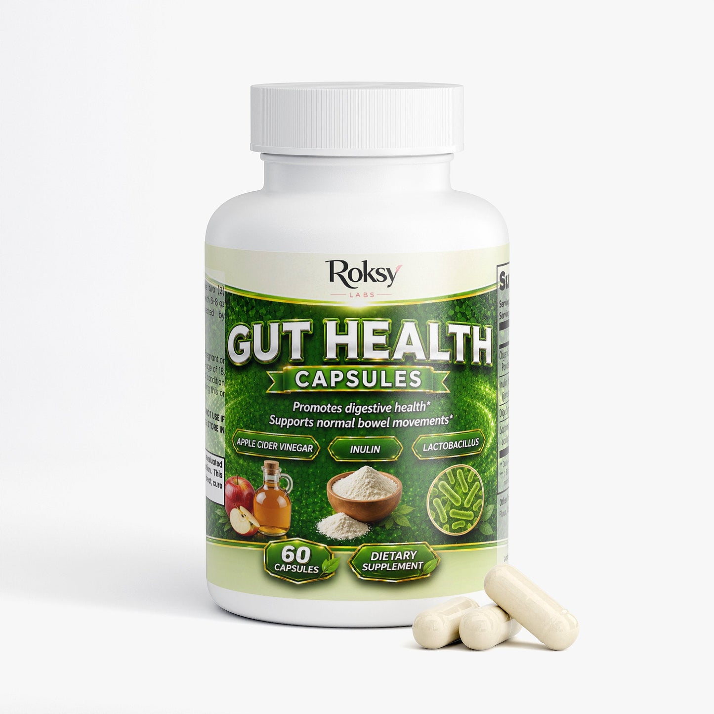 Gut Health 2 Bottles 60 Capsules