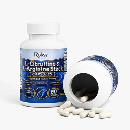 L-Citrulline & L-Arginine Stack 60 caps for workout