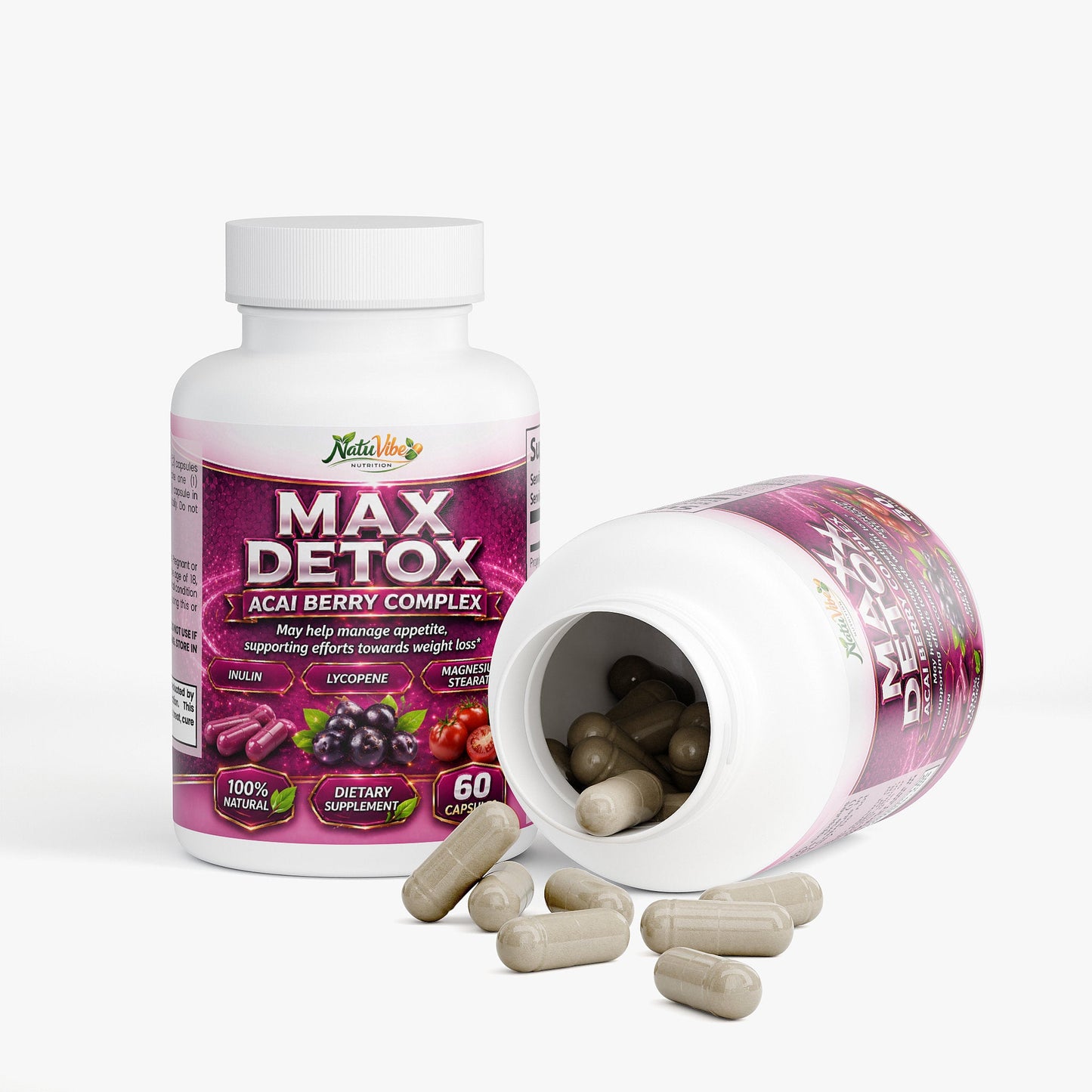 Max Detox (Acai detox) 60 Capsules