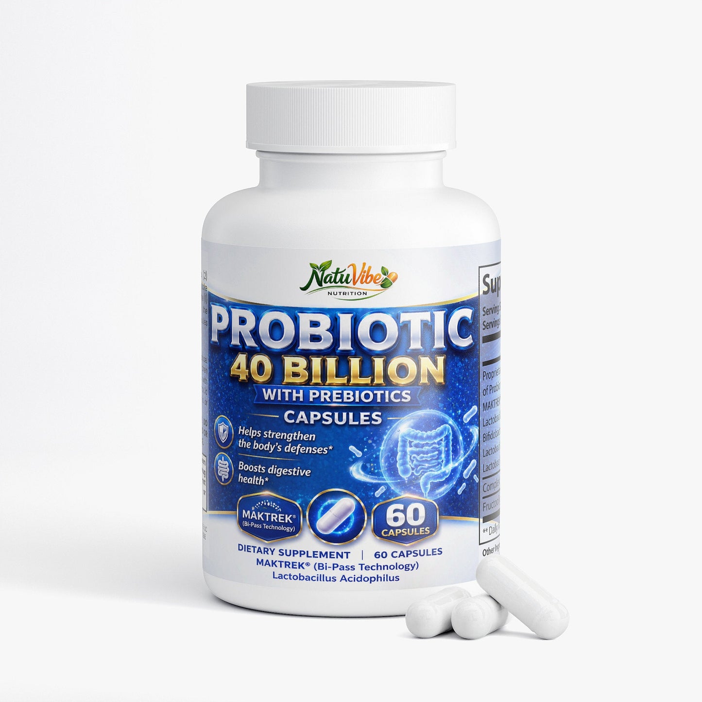 Probiotic 40 Billion with Prebiotics