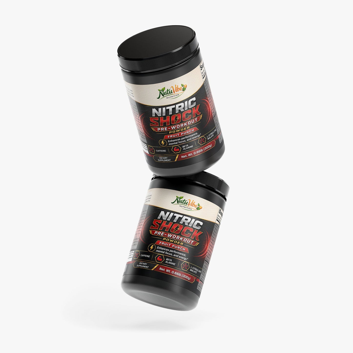 Nitric Shock Pre-Workout Powder (Fruit Punch)