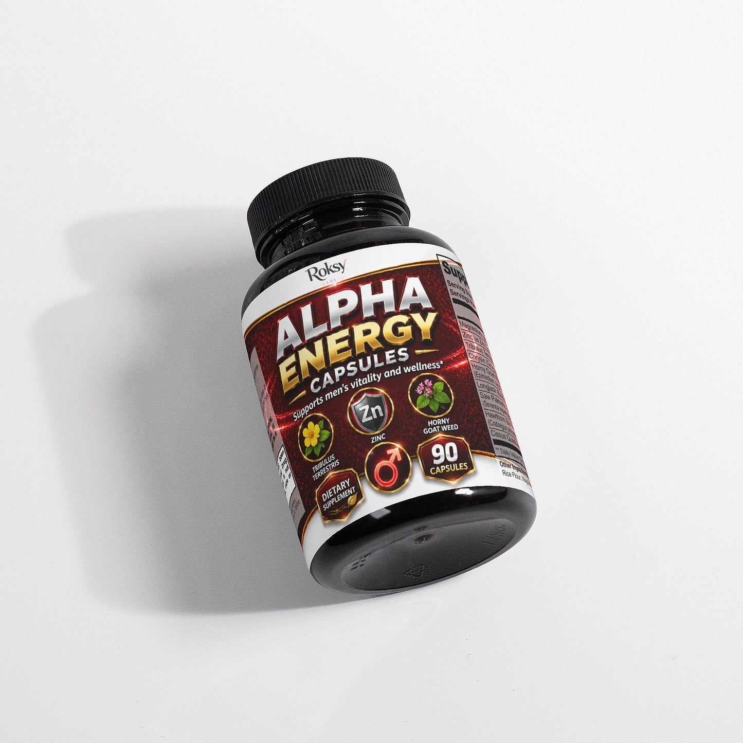 Alpha Energy 90 Caps Horny Goat Magnesium Saw Palmetto