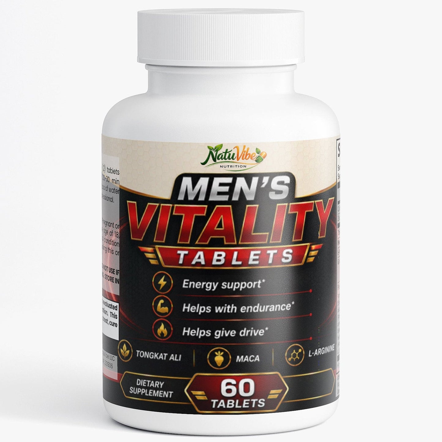 Men's Vitality - Male Enhancing Support Supplement, INTENSATION , ENLARGEMENT - INCHES + SIZE