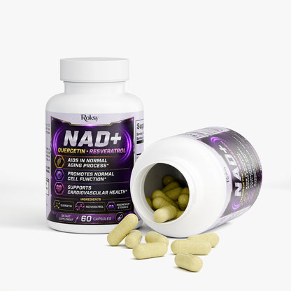 NAD Supplement with Quercetin & Resveratrol NAD Plus supplement 60ct