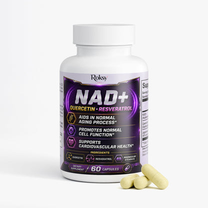NAD Supplement with Quercetin & Resveratrol NAD Plus supplement 60ct