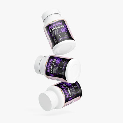 NMN Supplement for Energy Production & Cellular Health 500mg – Boost NAD+ (Longevity & Healthy Aging) 30 Caps