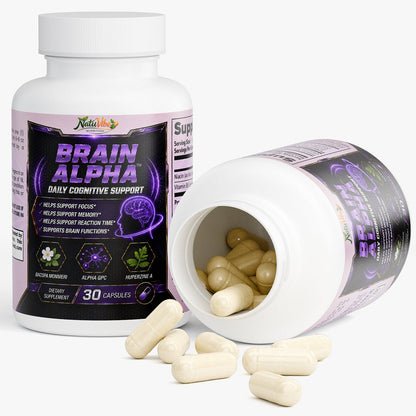 BRAIN ALPHA Cognitive Support 30 days supply