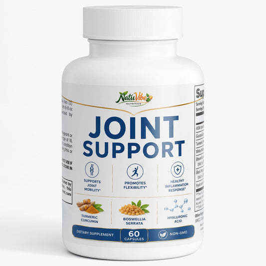 Advanced Joint Support Supplement with MSM, Glucosamine & Turmeric – Joint Flexibility & Mobility Formula | 60 Capsules
