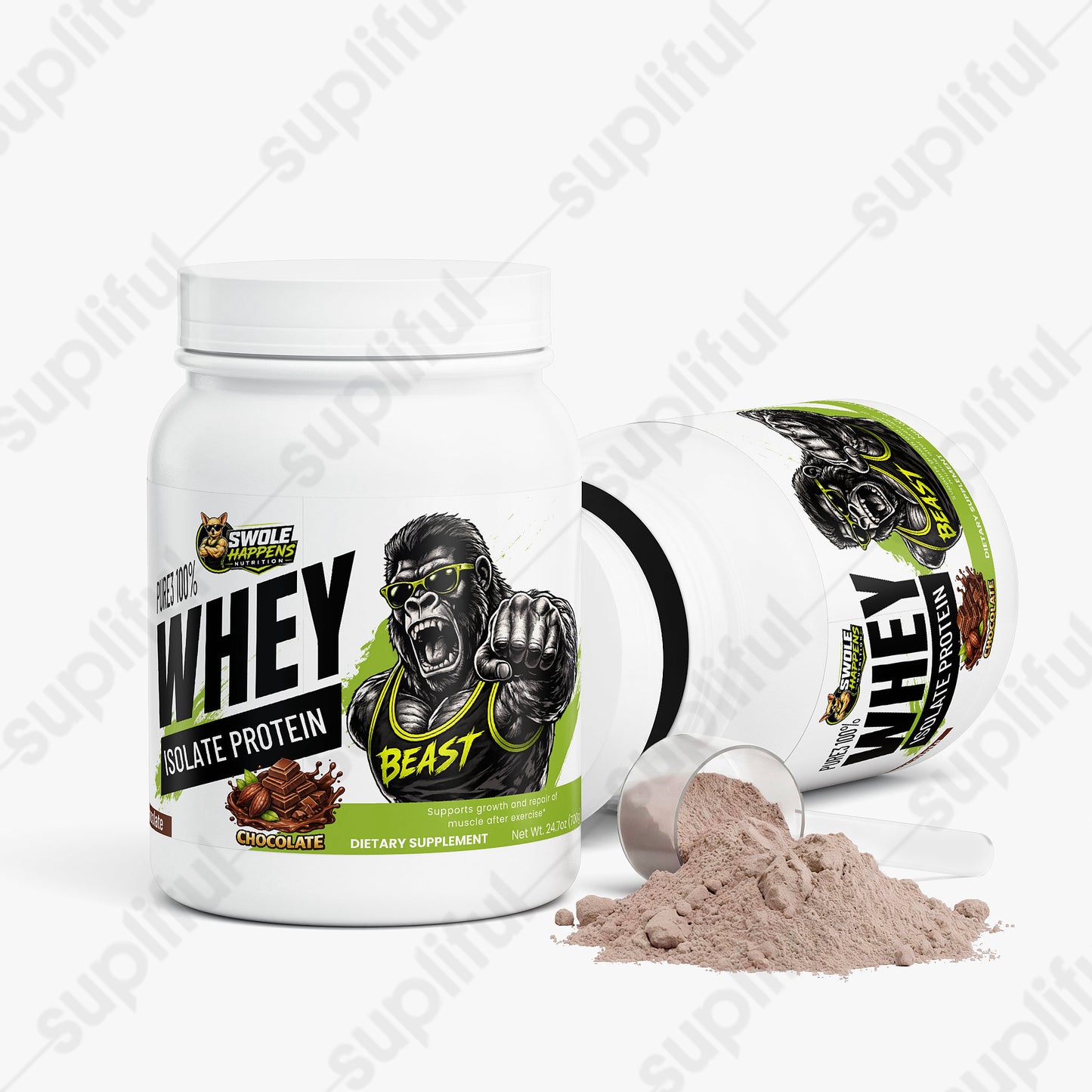 Pure3 100% Whey Protein Isolate (Chocolate)