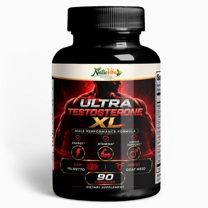 Ultra Testosterone Booster Strength Stamina Drive Energy For Male Enhancement 90ct