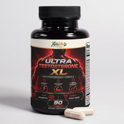 Ultra Testosterone Booster Strength Stamina Drive Energy For Male Enhancement 90ct