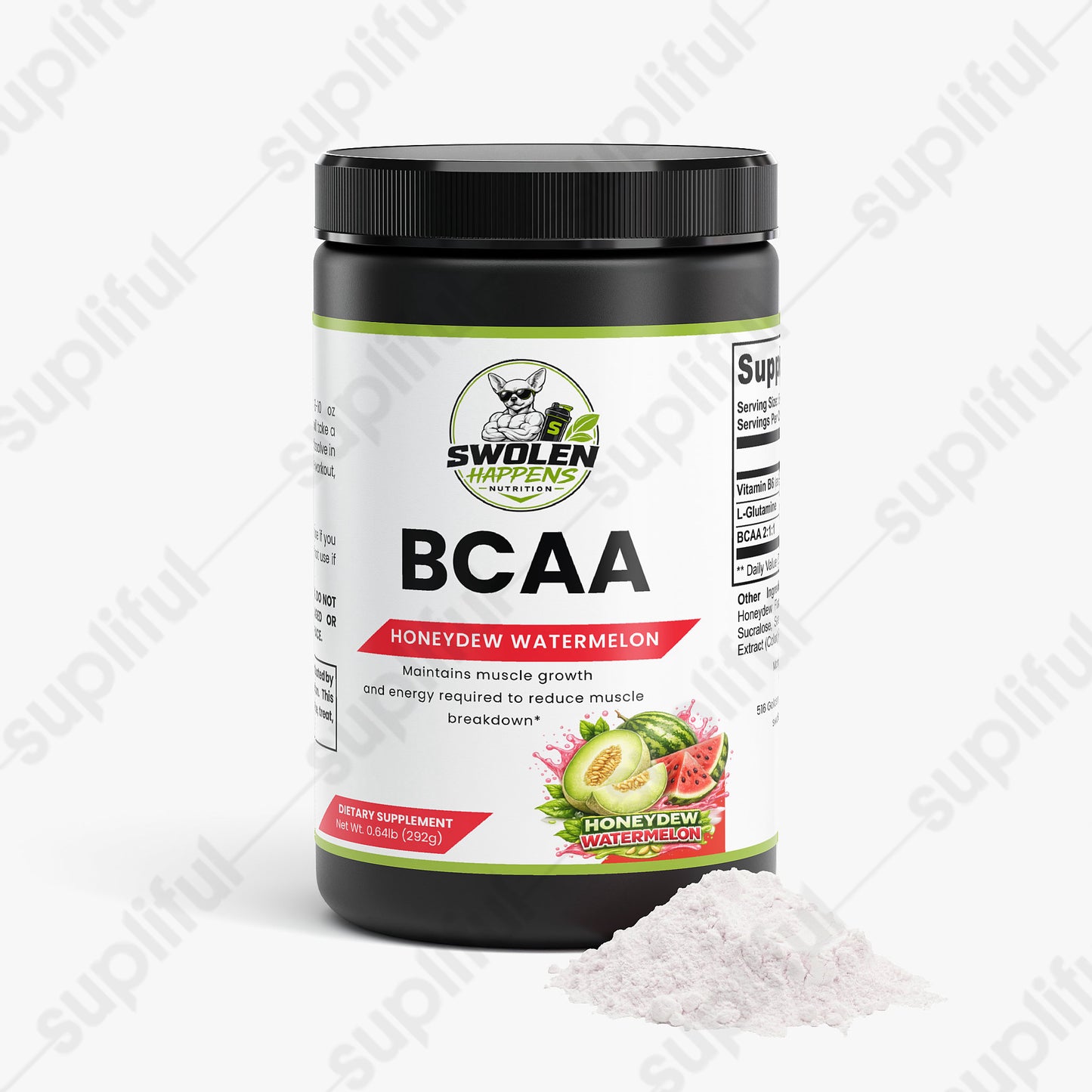 BCAA Post Workout Powder (Honeydew/Watermelon)
