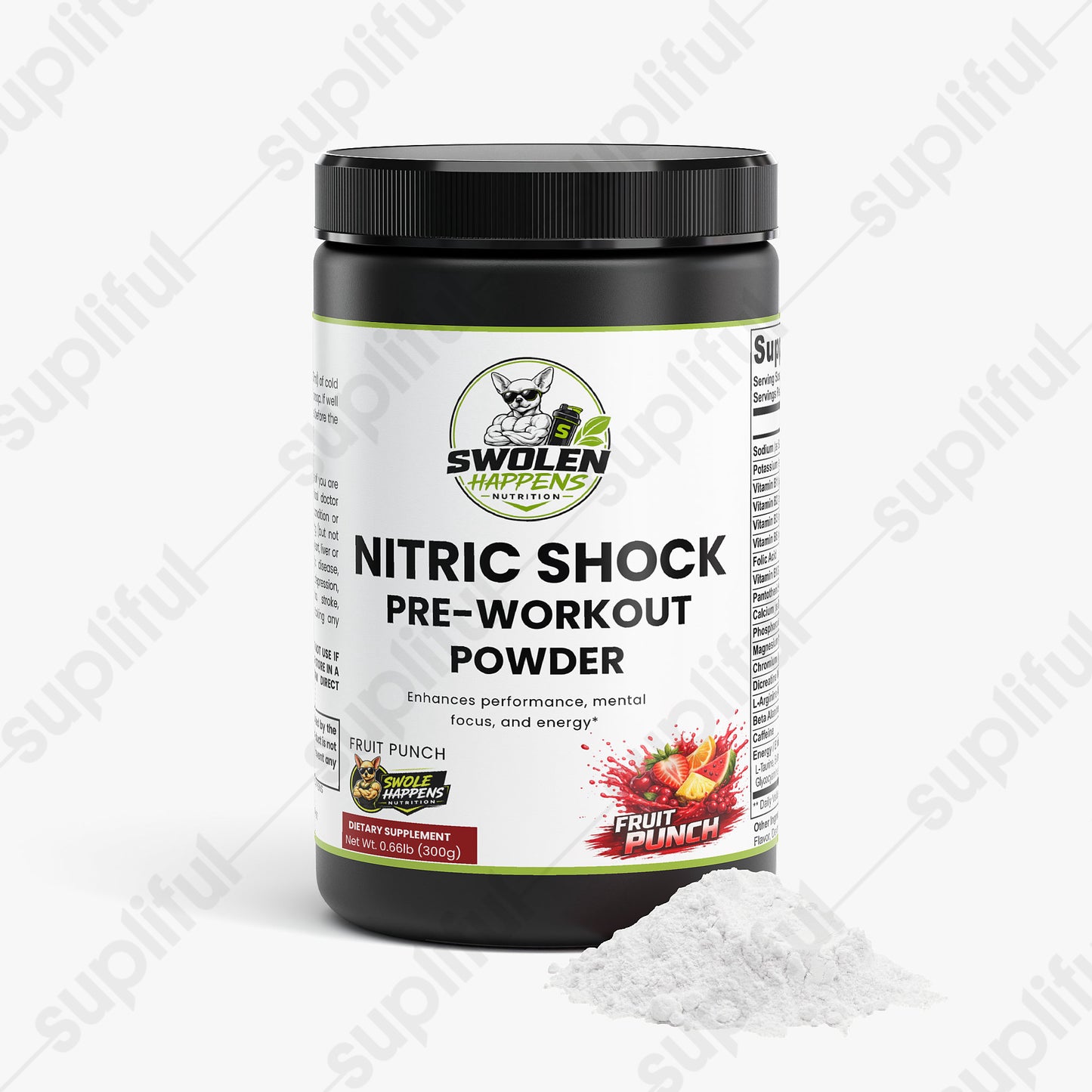 Nitric Shock Pre-Workout Pulver (Fruchtpunsch)