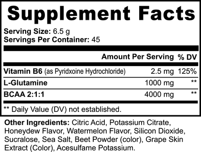 BCAA Post Round Formula