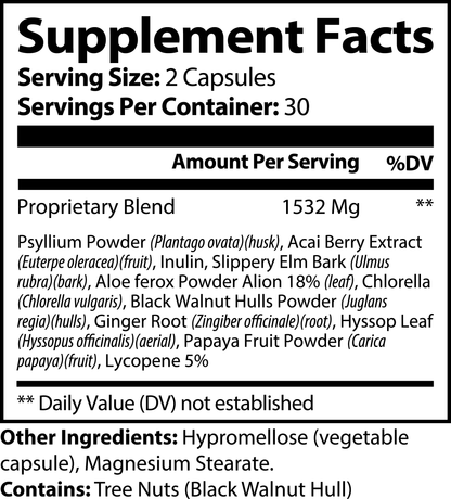 Max Detox (Acai detox) 60 Capsules