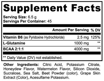 BCAA Post Workout Powder Made with Love in the USA