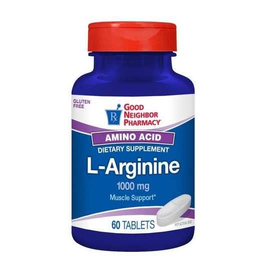 Good Neighbor Pharmacy L-Arginine Amino Acid 1000mg Tablets 60ct