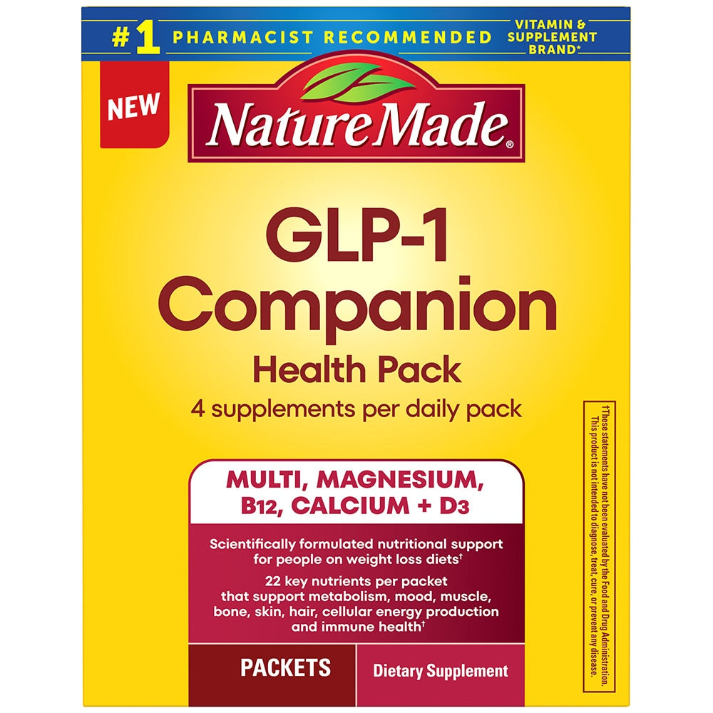 Nature Made® GLP-1 Companion Health Pack – 30 Daily Packets