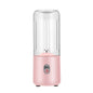 500Ml Portable Blender 6 Blades Usb Rechargeable Fresh Fruit Juice Mixer Electric Shake Cup Cute Blender Smoothie Ice Crush Cup Electric Juicer Machines Stainless Steel Blade for Smoothies Lemon Orange Lime Fruit USB Rechargeable Mixer