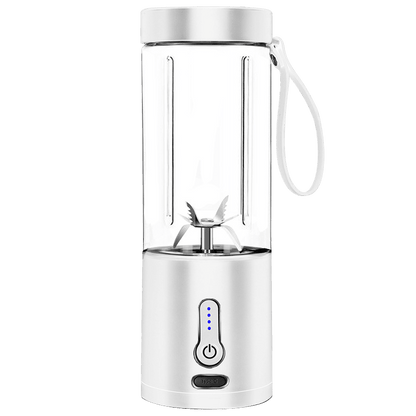 530ML Electric Juicer Portable Smoothie Blender USB Rechargeable Food Processor Fruit Mixer Machine Mini Juicer Blender Cup Portable Juicer For Travel USB Electric Blender Fruit Smoothie Blender Machine Personal Food Processor Juicer
