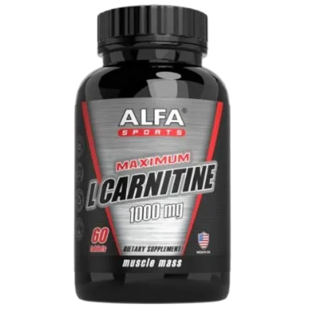 Alfa L-Carnitine 1000mg Tablets (60 Count)