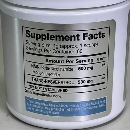 TRUE MATRX DNA Support Supplement 2.11 oz, 60 servings Silver 86797 Rev 1 BB 09/26