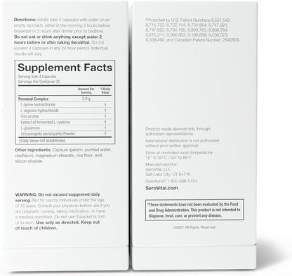 Serovital Renewal Complex - Anti Aging Supplements - Clearance Sale