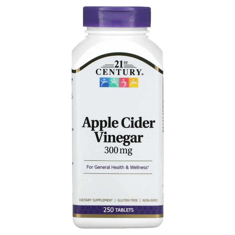 21st Century® Apple Cider Vinegar 300 mg – Digestive &amp; Metabolic Support (Tablets)