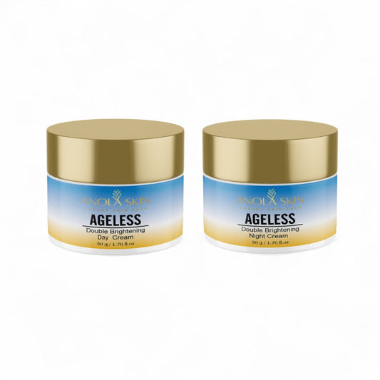 Ageless Tag- und Nachtcreme für doppelte Aufhellung und Anti-Aging