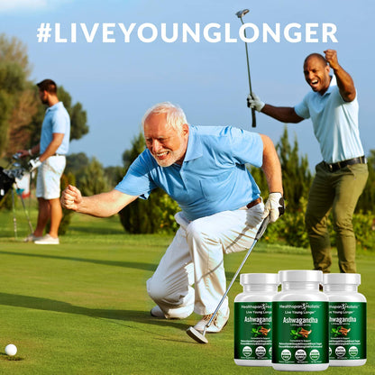 Organic Ashwagandha Adaptogen 60 Capsules