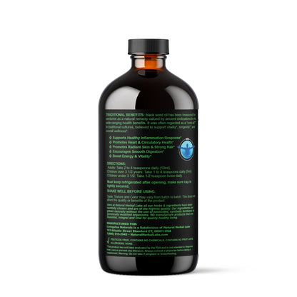 Organic Black Seed Oil with Oil of Oregano & Moringa – Maximum Strength Liquid Formula