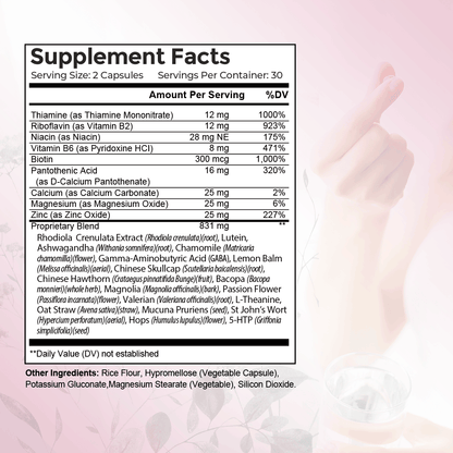 Calm Daily Stress Support Supplement