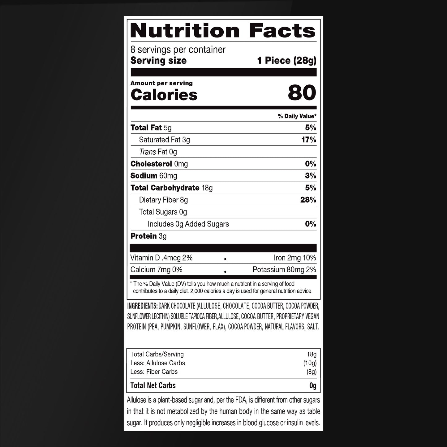 RxSugar Chocolate Swealthy Snax