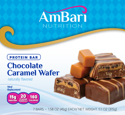 Chocolate Caramel Wafer Bars